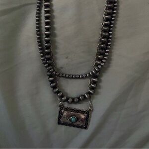 3-layer western necklace